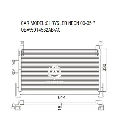 Condenser For CHRYSLER NEON 00-05 5014582AB/AC