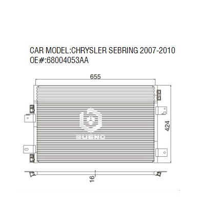 Condenser For CHRYSLER SEBRING 2007-2010 68004053AA